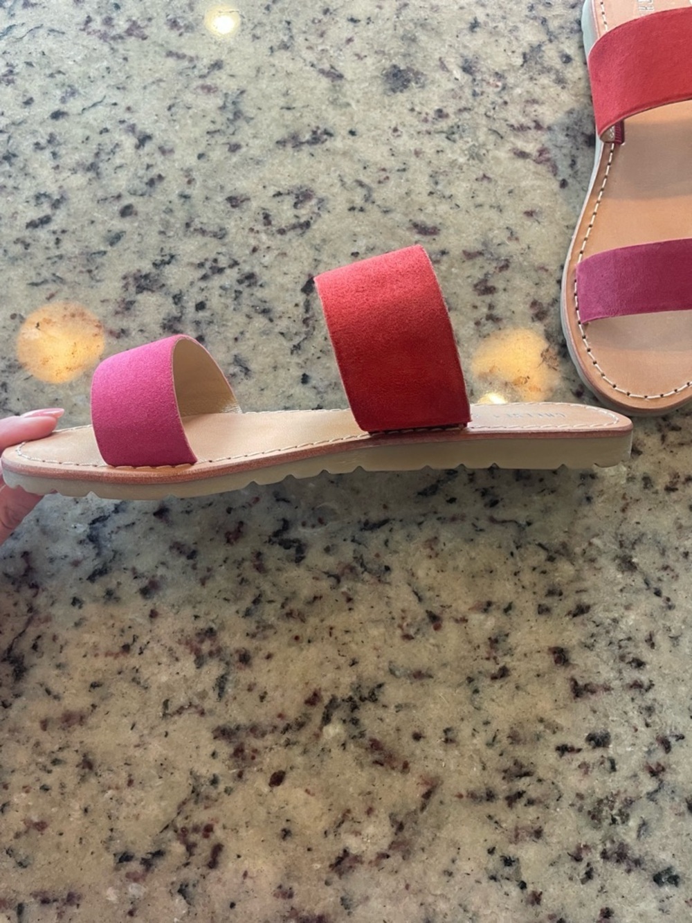 New Chelsea Crew “sinister”Suede Slide Sandals made in India SZ 7